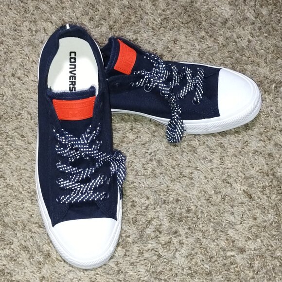 Women's/Men's Unisex Converse All-Star Navy Shoes US Women 10. NWOB. - Picture 1 of 10